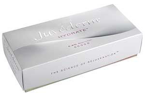 Cosmetic Courses; image showing dermal filler product Juverderm Hydrate