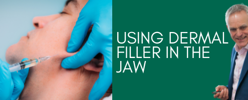 Using dermal filler in the jaw cosmetic courses