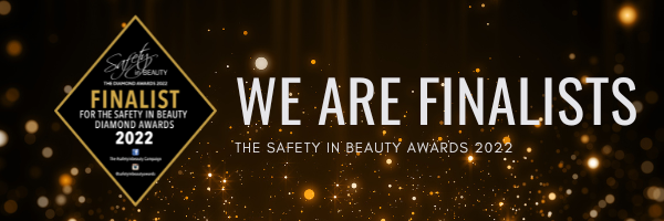 we are finalists the safety in beauty awards 2022