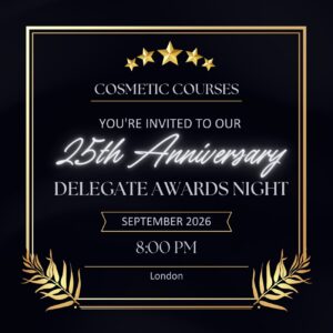 Aesthetic Awards UK 2026 Cosmetic Courses 25th Anniversary
